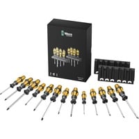 Wera Big Pack 900 Juego de destornilladores Kraftform negro/Amarillo, El Destorcincel de Wera + Bandeja