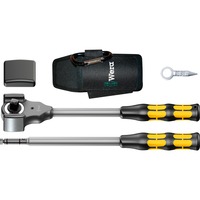 Wera Knarre KOLOSS 8002 C, juego de 5 piezas, Carraca negro/Amarillo