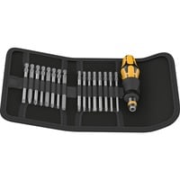 Wera Kraftform Kompakt 60 ESD, Conjuntos de bits 8,9 cm, De plástico, Metal, Negro / Amarillo, Negro