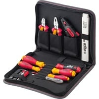 Wiha Juego de herramientas para electricistas, Kit de herramientas rojo/Amarillo