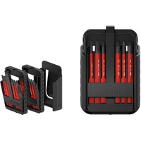 Wiha Juego de puntas slimBit electric, hexagonal y hexagonal plus, Conjuntos de bits rojo