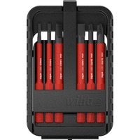 Wiha Juego de puntas slimBit electric, ranura, Conjuntos de bits rojo