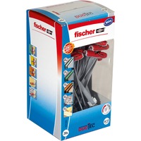 fischer Kippdübel DUOTEC 10 LD, Pasador gris claro/Rojo