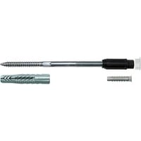 fischer Sistema de montaje de separación Thermax 10/240 M6, Pasador negro/Gris