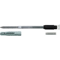 fischer Sistema de montaje de separación Thermax 8/100 M6, Pasador negro/Gris
