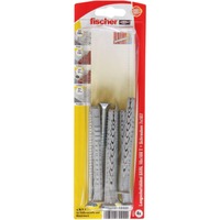 fischer Taco de vástago largo SXRL 10x100 T K, Pasador gris claro