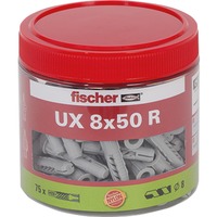 fischer UX 8x50 R, Pasador gris claro