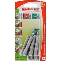 fischer UX 8x50 S K, Pasador gris claro