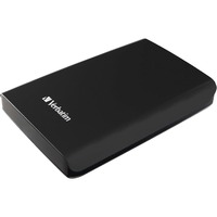 Verbatim Disco Duro Portátil Store 'n' Go USB 3.0 de 1 TB en color Negro, Unidad de disco duro negro, 1000 GB, 2.5", 5400 RPM, Negro, Minorista