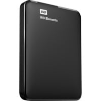 WD WD Elements Portable disco duro externo 1000 GB Negro, Unidad de disco duro negro, 1000 GB, 2.5", 3.2 Gen 1 (3.1 Gen 1), Negro