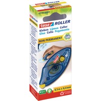 tesa Roller Pegamento roller azul/Transparente, Secar, Pegamento roller, 1 pieza(s), 8,4 mm, 8,5 m