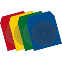 MediaRange BOX67 funda para discos ópticos 1 discos Azul, Verde, Rojo, Amarillo, Funda protectora Funda, 1 discos, Azul, Verde, Rojo, Amarillo, Papel, 120 mm, Resistente al polvo, A granel