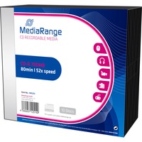 MediaRange MR205 CD en blanco CD-R 700 MB 10 pieza(s), CDs vírgenes 52x, CD-R, 120 mm, 700 MB, Caja de cd, 10 pieza(s)