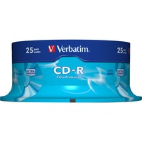 Verbatim CD-R Extra Protection 700 MB 25 pieza(s), CDs vírgenes 52x, CD-R, 700 MB, Eje, 25 pieza(s)