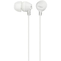 Sony MDR-EX15LP Auriculares y Cascos blanco, Alámbrico, 8 - 22000 Hz, Música, 3 g, Auriculares, Blanco