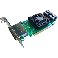 HighPoint SSD7184 controlado RAID PCI Express x8 8 Gbit/s, Tarjeta RAID PCI Express 3.0, SATA, PCI Express x8, 0, 1, 1+0, 8 Gbit/s, Low Profile MD2 Card, CLI, API package