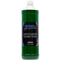 Alphacool Agua helada Crystal Green UV-aktiv mezcla lista 1000ml, Refrigerante verde