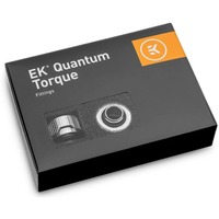 EKWB EK-Quantum Torque 6-Pack HTC 16 - Nickel, Conexión plateado