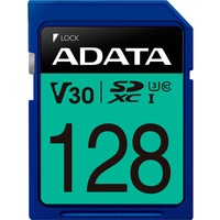 ADATA ASDX128GUI3V30S-R memoria flash 128 GB SDXC UHS-I Clase 10, Tarjeta de memoria 128 GB, SDXC, Clase 10, UHS-I, 100 MB/s, 60 MB/s