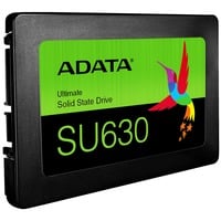 ADATA Ultimate SU630 1,92 TB 2.5" PCI Express 3.0 QLC 3D NAND, Unidad de estado sólido negro, 1,92 TB, 2.5", 520 MB/s, 6 Gbit/s