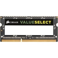 Corsair ValueSelect 4GB 1600MHz DDR3 SODIMM módulo de memoria 1 x 4 GB, Memoria RAM 4 GB, 1 x 4 GB, DDR3, 1600 MHz, 204-pin SO-DIMM