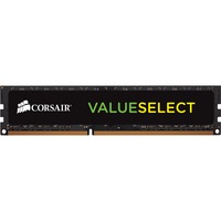 Corsair ValueSelect ValueSelect 4 GB, DDR4, 2666 MHz módulo de memoria 1 x 4 GB, Memoria RAM DDR4, 2666 MHz, 4 GB, 1 x 4 GB, DDR4, 2666 MHz, 288-pin DIMM, Negro
