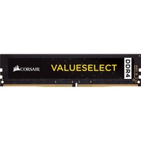 Corsair ValueSelect ValueSelect 8GB, DDR4, 2400MHz módulo de memoria 1 x 8 GB, Memoria RAM negro, DDR4, 2400MHz, 8 GB, 1 x 8 GB, DDR4, 2400 MHz, 288-pin DIMM, Negro