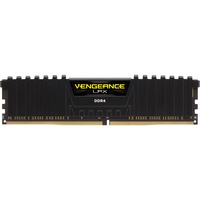 Corsair Vengeance LPX 8GB DDR4-2400 módulo de memoria 1 x 8 GB 2400 MHz, Memoria RAM negro, 8 GB, 1 x 8 GB, DDR4, 2400 MHz, 288-pin DIMM, Negro