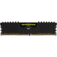 Corsair Vengeance LPX 8GB DDR4 3000MHz módulo de memoria 1 x 8 GB, Memoria RAM negro, 8 GB, 1 x 8 GB, DDR4, 3000 MHz, 288-pin DIMM, Negro