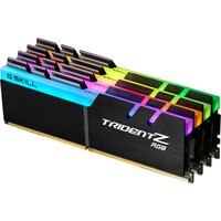 G.Skill Trident Z RGB F4-4000C18Q-32GTZRB módulo de memoria 32 GB 4 x 8 GB DDR4 4000 MHz, Memoria RAM negro, 32 GB, 4 x 8 GB, DDR4, 4000 MHz, 288-pin DIMM