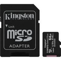 Kingston Canvas Select Plus 64 GB SDXC UHS-I Clase 10, Tarjeta de memoria negro, 64 GB, SDXC, Clase 10, UHS-I, 100 MB/s, 85 MB/s