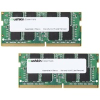 Mushkin Essentials módulo de memoria 64 GB 2 x 32 GB DDR4 2666 MHz, Memoria RAM 64 GB, 2 x 32 GB, DDR4, 2666 MHz