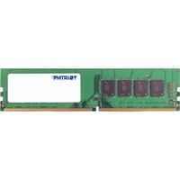 Patriot 4GB DDR4 2400MHz módulo de memoria 1 x 4 GB, Memoria RAM 4 GB, 1 x 4 GB, DDR4, 2400 MHz, 288-pin DIMM, Verde