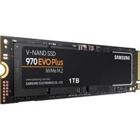 SAMSUNG 970 EVO Plus 1 TB, Unidad de estado sólido negro, 1000 GB, M.2, 3500 MB/s