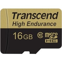 Transcend 16GB microSDHC MLC Clase 10, Tarjeta de memoria 16 GB, MicroSDHC, Clase 10, MLC, 95 MB/s, 25 MB/s