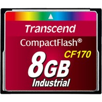 Transcend CF170 8 GB CompactFlash MLC, Tarjeta de memoria 8 GB, CompactFlash, MLC, 90 MB/s, 60 MB/s, Resistente al calor, Resistente a golpes