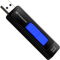 Transcend JetFlash elite JetFlash 760, 64GB unidad flash USB USB tipo A 3.2 Gen 1 (3.1 Gen 1) Negro, Azul, Lápiz USB negro/Rojo, 64GB, 64 GB, USB tipo A, 3.2 Gen 1 (3.1 Gen 1), Deslizar, 12 g, Negro, Azul