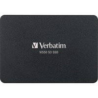 Verbatim Vi550 S3 SSD 256GB, Unidad de estado sólido negro, 256 GB, 2.5", 560 MB/s, 6 Gbit/s