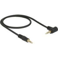 DeLOCK 3.5 mm, 1 m cable de audio 3,5mm Negro negro, 1 m, 3,5mm, Macho, 3,5mm, Macho, 1 m, Negro