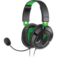 Turtle Beach Recon 50X Auriculares Gaming Xbox Series X|S, Xbox One, PS4, PS5 y PC, Auriculares para gaming negro/Verde, Xbox One, PS4, PS5 y PC, Alámbrico, 20 - 20000 Hz, Juego, Auriculares, Negro, Verde