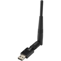 Digitus Adaptador inalámbrico USB de 300 Mb/s, Adaptador Wi-Fi negro, Inalámbrico, USB, WLAN, 300 Mbit/s, Negro