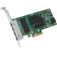Intel® I350T4V2BLK adaptador y tarjeta de red Interno Ethernet 1000 Mbit/s, Adaptador de red Interno, Alámbrico, PCI Express, Ethernet, 1000 Mbit/s, A granel