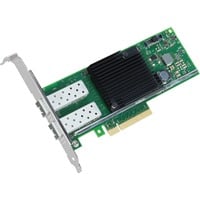 Intel® X710DA2BLK adaptador y tarjeta de red Interno Fibra 10000 Mbit/s, Adaptador de red Interno, Alámbrico, PCI Express, Fibra, 10000 Mbit/s, Negro, Verde, Acero inoxidable, A granel