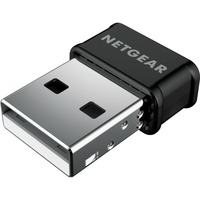 Netgear A6150 WLAN 867 Mbit/s, Adaptador Wi-Fi negro, Inalámbrico, USB, WLAN, Wi-Fi 5 (802.11ac), 867 Mbit/s, Negro