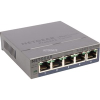 Netgear GS105E-200PES switch Gestionado L2/L3 Gigabit Ethernet (10/100/1000) Gris, Interruptor/Conmutador gris, Gestionado, L2/L3, Gigabit Ethernet (10/100/1000), Bidireccional completo (Full duplex)
