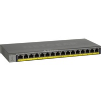 Netgear GS116LP No administrado Gigabit Ethernet (10/100/1000) Energía sobre Ethernet (PoE) Negro, Interruptor/Conmutador No administrado, Gigabit Ethernet (10/100/1000), Energía sobre Ethernet (PoE), Montaje en rack