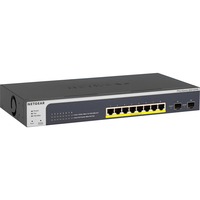 Netgear GS510TPP Gestionado L2/L3/L4 Gigabit Ethernet (10/100/1000) Energía sobre Ethernet (PoE) Negro, Interruptor/Conmutador Gestionado, L2/L3/L4, Gigabit Ethernet (10/100/1000), Bidireccional completo (Full duplex), Energía sobre Ethernet (PoE), Montaje en rack