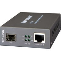 TP-Link Omada MC220L convertidor de medio 1000 Mbit/s Multimodo, Monomodo Negro gris, 1000 Mbit/s, IEEE 802.3ab, IEEE 802.3x, IEEE 802.3z, Gigabit Ethernet, 10,100,1000 Mbit/s, Completo, Semi (dúplex), Cat5, Cat5e, Cat6