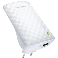 TP-Link RE200 ampliador de red Repetidor de red Blanco 10, 100 Mbit/s blanco, Repetidor de red, 433 Mbit/s, 10,100 Mbit/s, Windows 2000, Windows 2000 Professional, Windows 7 Home Basic, Windows 7 Home Basic x64, Windows 7..., Interno, 20 dbm