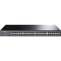 TP-Link TL-SF1048 No administrado Fast Ethernet (10/100) 1U Gris, Interruptor/Conmutador No administrado, Fast Ethernet (10/100), Montaje en rack, 1U